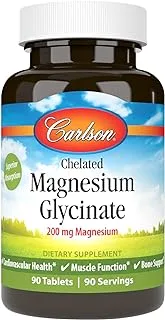 CARLSON CHELATED MAGNESIUM 200MG 90 TABS : 05611