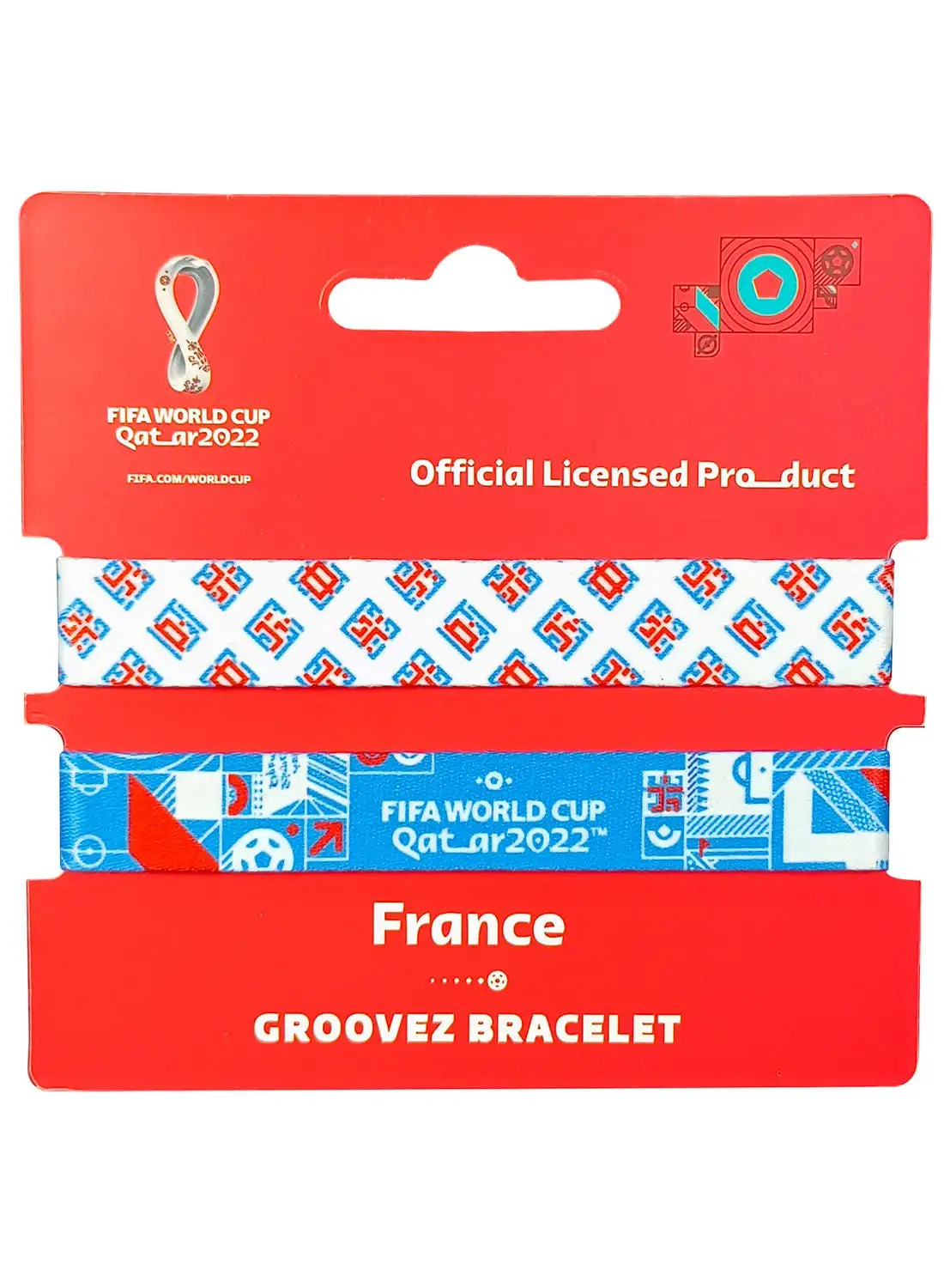 FIFA Fabric Fashionable Qatar 2022 World Cup Country Team Nylon Wrist Band France