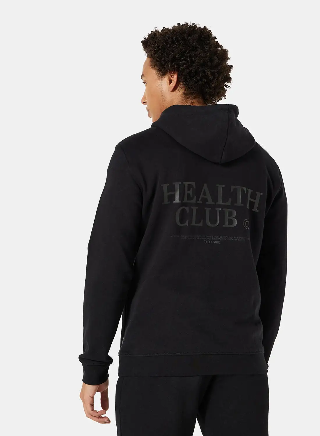 Only & Sons Essential Slogan Regular Hoodie