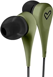 Energy System Style 1 - In-Ear Headphones (Comfortable and Lightweight, Rubber Finish, Cable with Flat design 120 cm) Green, Wired