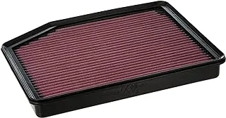 K&N Engine Air Filter: High Performance, Washable, Replacement Compatible with 2014-2019 Mercedes V6 (C400, C43 AMG, C450 E450, GLC43AMG, GLE400, GLS 400 and select models), 33-5032