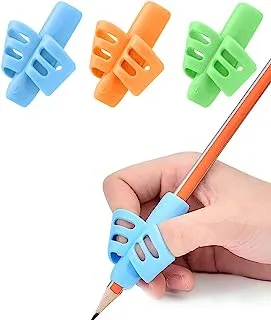 JuneLsy Pencil Grips - JuneLsy Pencil Grips for Kids Handwriting Pencil Grip Posture Correction Training Writing AIDS for Kids Toddler Preschoolers Students Children Special Needs (3Pack)