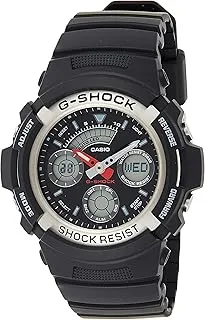 Casio G-Shock For Men'sAnalog-Digital Dial Stainless Steel Band Watch - AW-590-1A