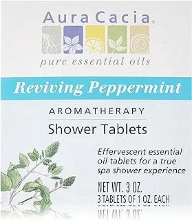 AURA CACIA REVIVING PEPPERMINT SHOWER TABS 85G: 88265