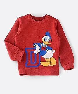 Disney Donald Duck Sweatshirt for Infant Boys - Red, 6-12months