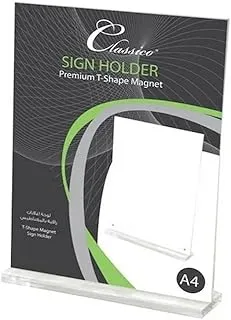 FIS fsna100x140 vertical double sided upright sign holder, 100 mm x 140 size