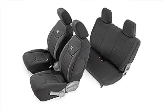 Rough Country Neoprene Seat Covers for 07-10 Jeep Wrangler | 2-Door - 91005