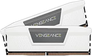 CORSAIR VENGEANCE DDR5 RAM 64GB (2x32GB) 5200MHz CL40 Intel XMP iCUE Compatible Computer Memory - White (CMK64GX5M2B5200C40W)