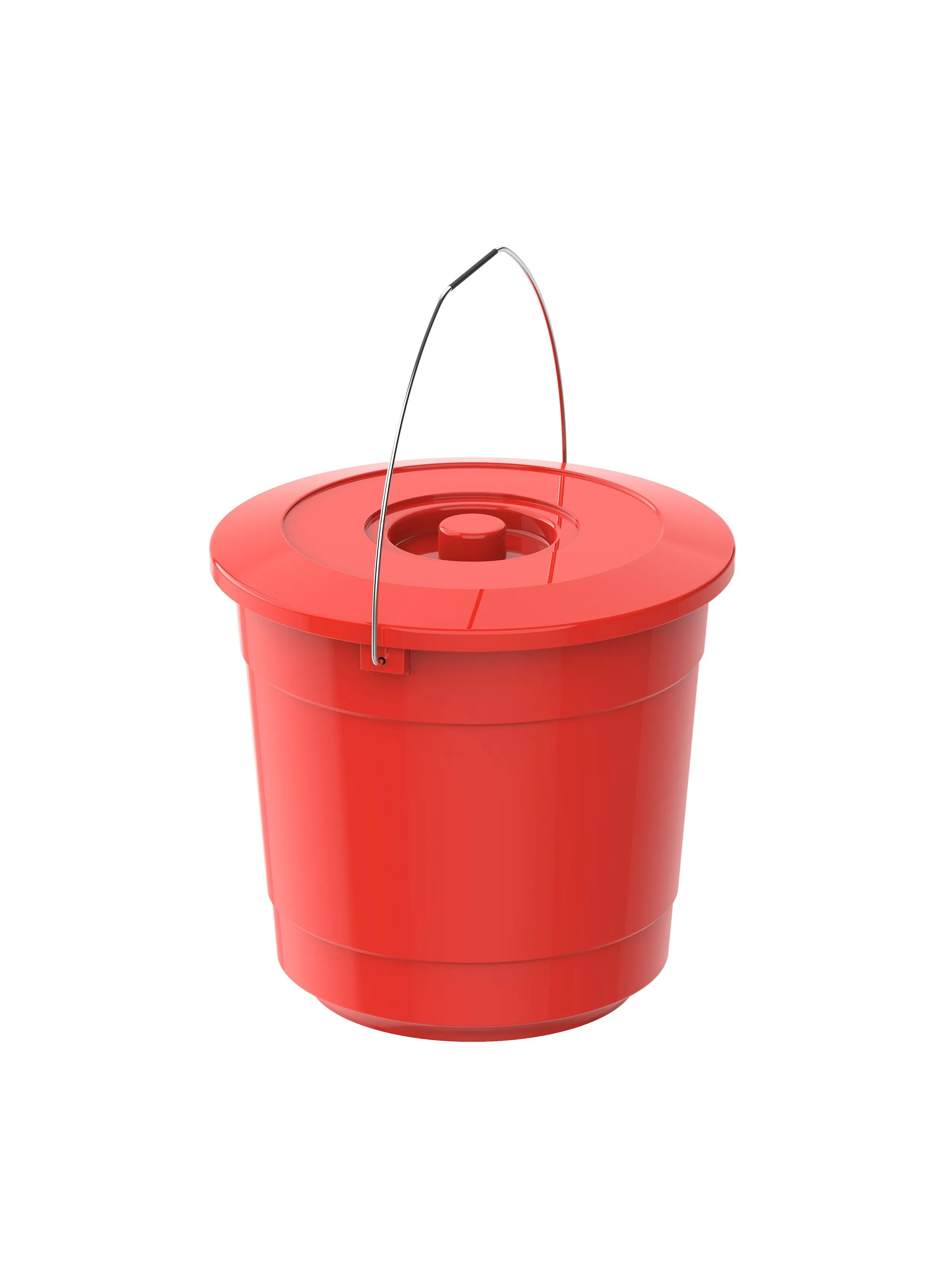 Cosmoplast EX 3L Round Plastic Bucket with Steel Handle