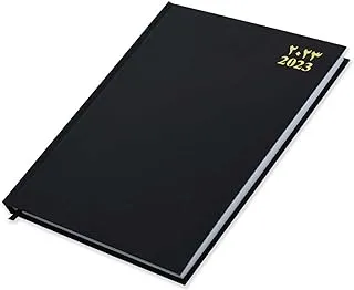 FIS A4 Diary 2023 Arabic/English (Saturday & Sunday Combined) Black - FSDI47AE23BK