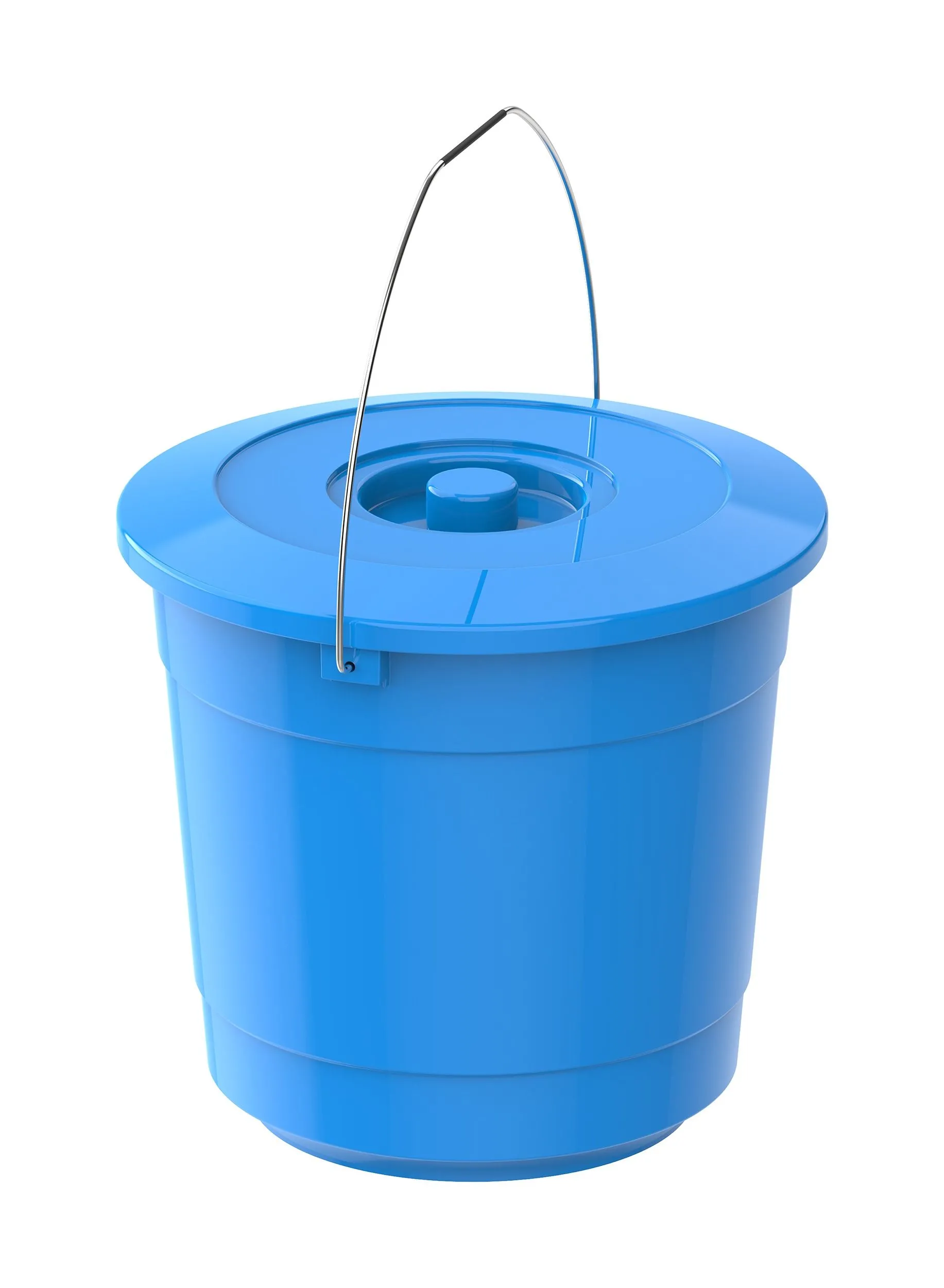 Cosmoplast EX 5L Round Plastic Bucket with Steel Handle