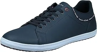 Tommy Hilfiger CORE LEATHER VULC DETAIL للرجال حذاء رياضي مبركن