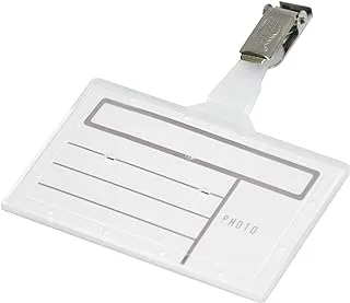 50-Piece FIS Hard Name Badge with Clip - FSNAB-07