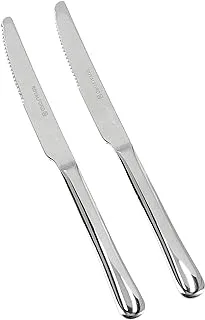 Stainless Steel Dinner Knife Set, 2 Pcs