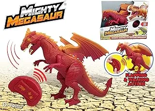 Mighty Megasaur تعمل ببطارية تنين يمشي خاضع للتحكم بالأشعة تحت الحمراء