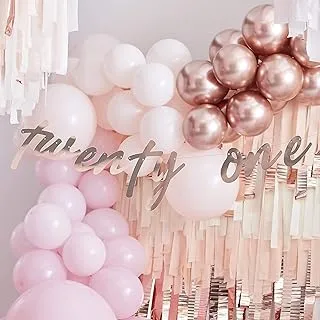 Ginger Ray 21st Rose Gold Happy Birthday Banner Bunting