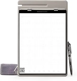 Rocketbook Orbit Legal Pad Letter - Smart Reusable Gray, Lined/Dot-Grid