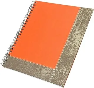 FIS FSUBHCS3SA407 Spiral Cover Hard Cover 3 كتب جامعية ، 120 ورقة ، مقاس A4