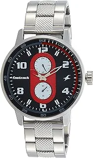 Fastrack Men's Quartz Watch with Analog Display and Stainless Steel Bracelet 3159SM01