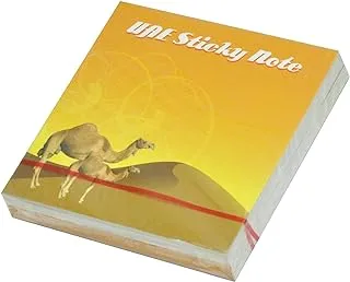 FIS FSPO3350D1 Camel Design Sticky Note Pads 2-Pieces, 7.6 cm x 7.6 cm Size