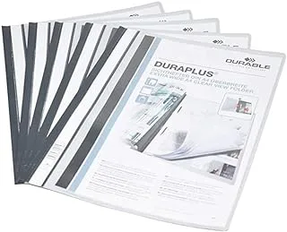 Durable DUPG2579-10 Duraplus Offer File 25-Pieces, A4 Size, Grey