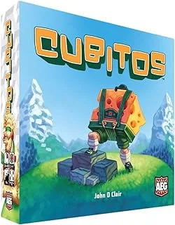 AEG Alderac Entertainment Group (AEG) Cubitos Board Game, Award Winning Dice Racing Which of Your Wacky Characters Will Win, Ages 14+, 2-4 Players, 30-45 Min