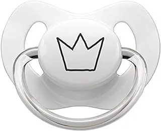 Littlemico Pacifier Soft Silicone Dummy Pacifier for Babies 0-6 Months, Baby Pacifiers, Best Pacifier for Breastfed Babies, Teat, Orthodontic Nipple, BPA-Free Silicone Binkies, 1-Count, Crown