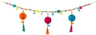 Talking Tables Boho Mix Fabric Garland, 1 Meter Length