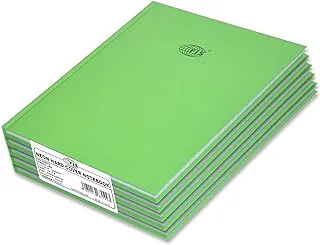 FIS Neon Hard Cover Notebook Single Line 10X8 Inch, 100-Sheets, Parrot 5-Piece - FSNB108N230