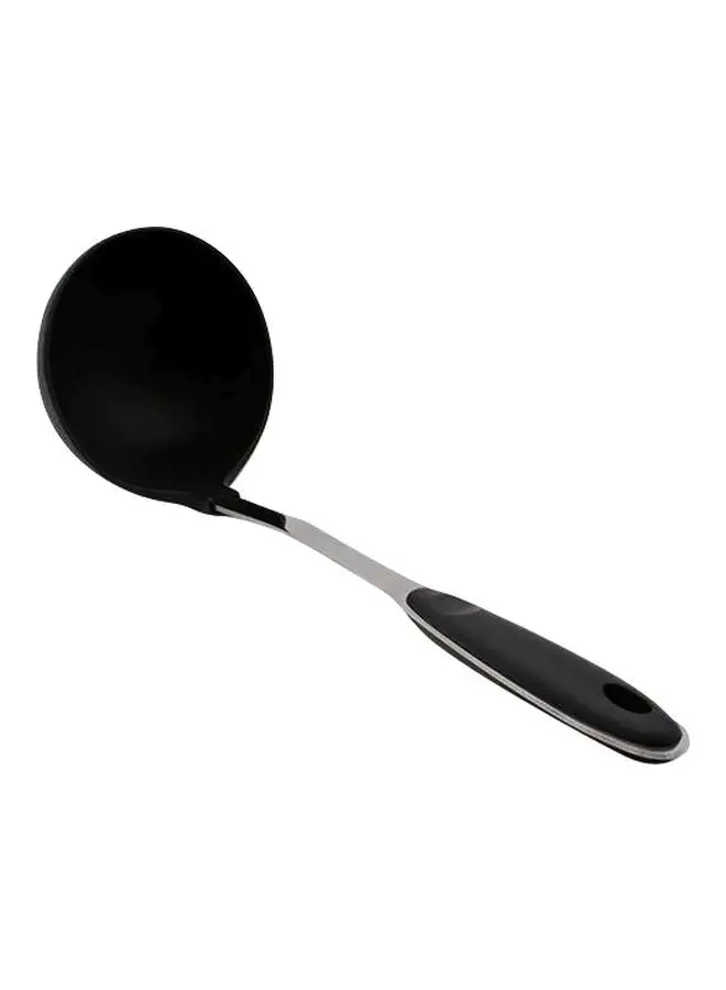 Royalford Soup Ladle Black With Silver Handle