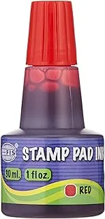 FIS FSIK030RE Stamp Pad Ink 30 ml, Red