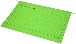 FIS fshf160pagr 160 gsm colored hanging files 50-pieces, 240 mm x 355 mm size, green