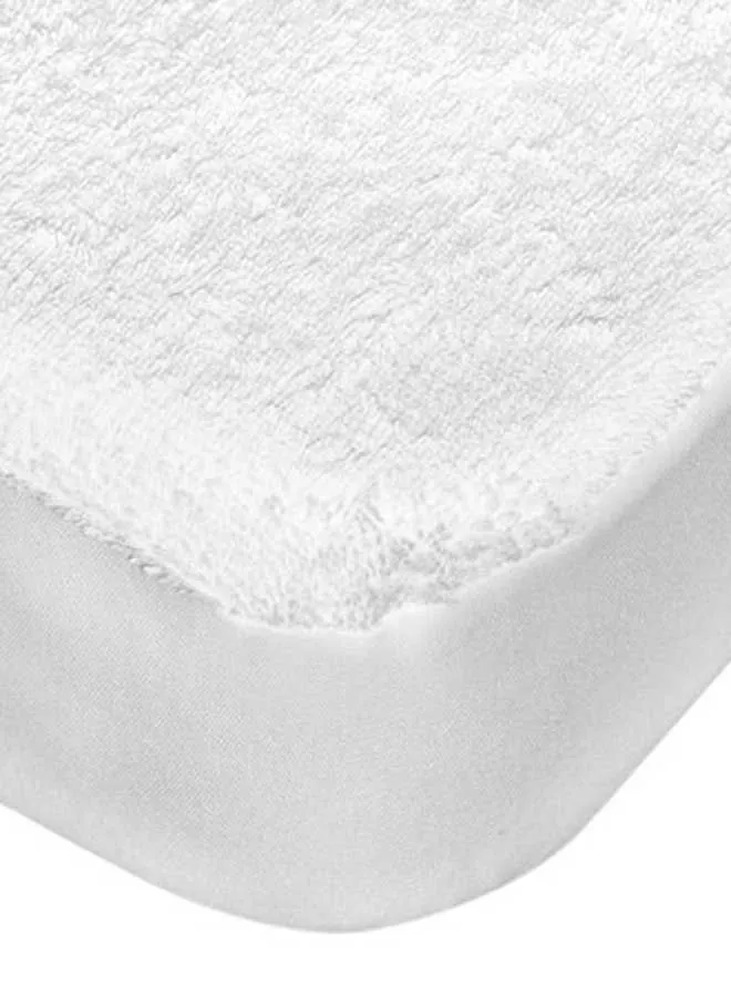 Hotel Linen Klub Waterproof Mattress Protector Cotton White 150x200cm