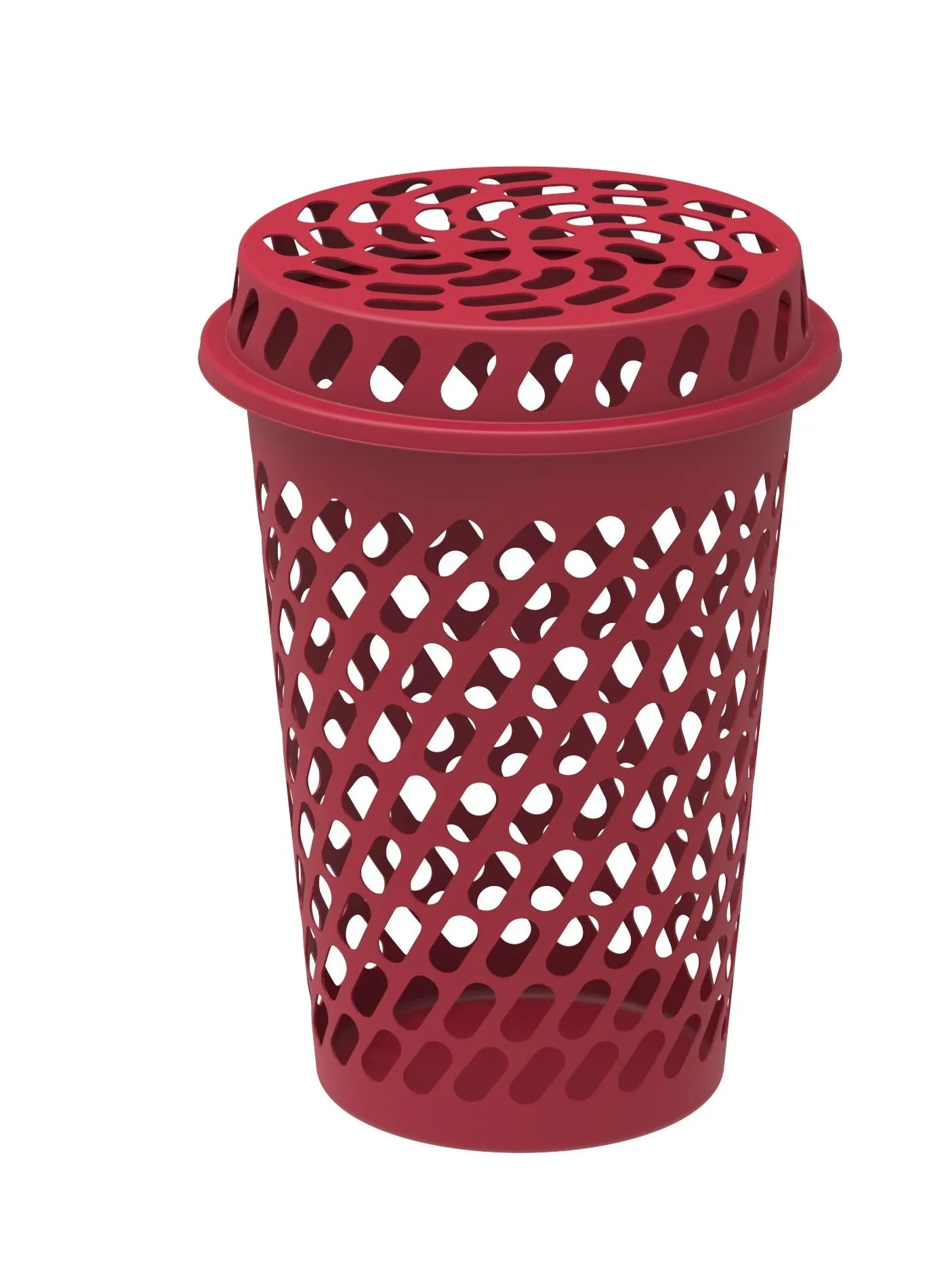 Cosmoplast 65L Round Tall Laundry Bin