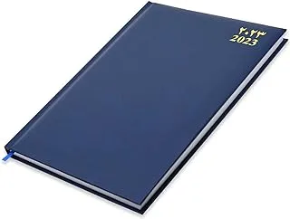 FIS a4 diary 2023 arabic/english (saturday & sunday combined) blue - fsdi48ae23bl