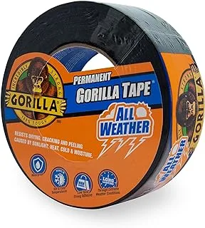 Gorilla All Weather Outdoor Waterproof Duct Tape, UV and Temperature Resistant, 1.88