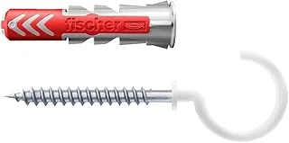 Fischer Duopower 8 X 40mm RH With Round Hook, Nylon Coated, Combination of two material components for more performance.