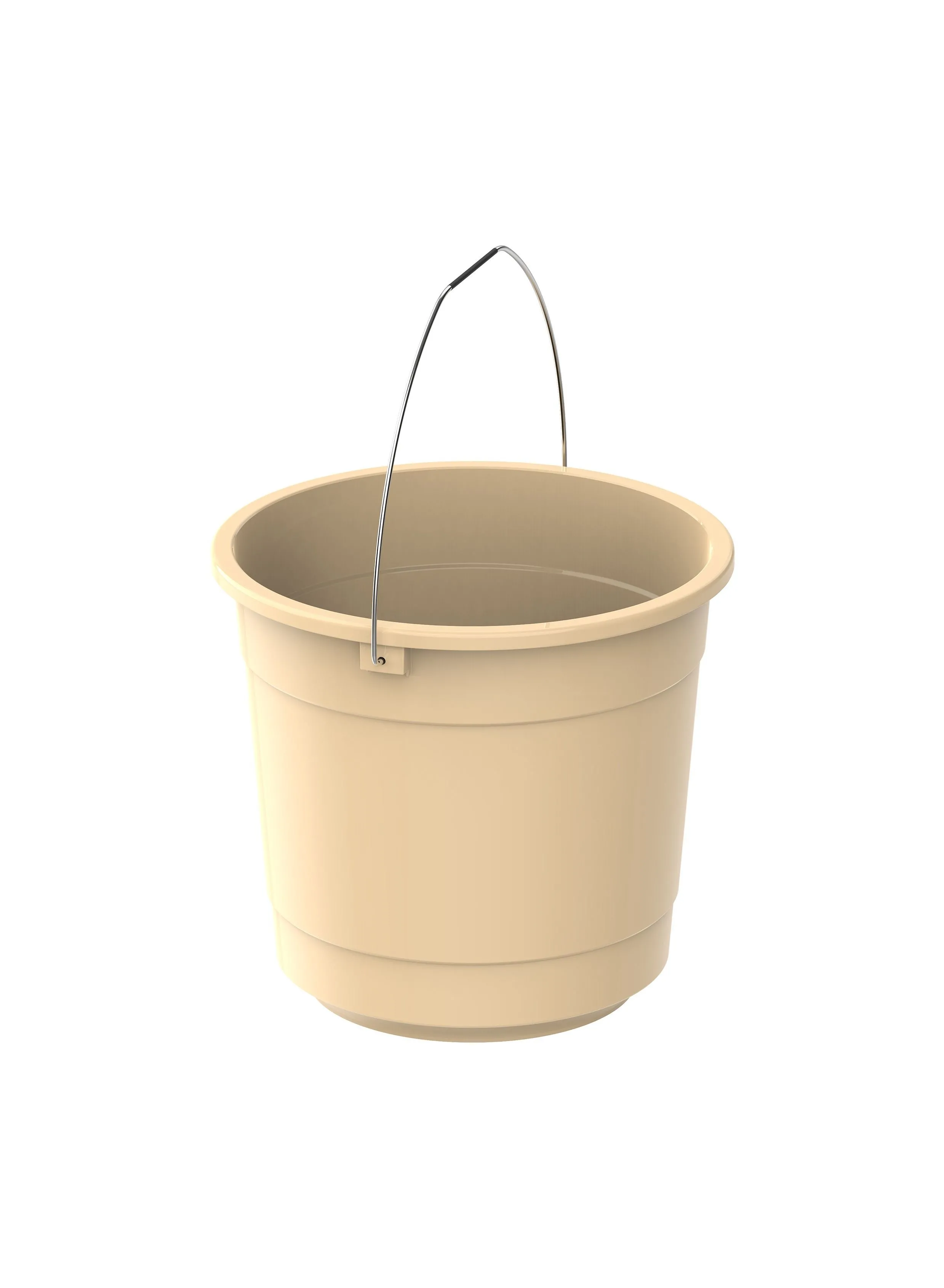 Cosmoplast EX 15L Round Plastic Bucket with Steel Handle