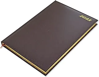 FIS Golden Diary 2023 (English) Chocolate, A4 - FSDI43EG23CH