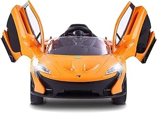 Baybee Official Licensed McLaren Baby Car Rechargeable Kids Car Battery Operated Motor Ride-On Car for Kids with 2 Electric 6V Battery Car for Kids Boys & Girls Age 2-5 (McLaren, Royal Orange)