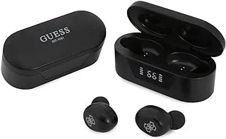 Guess CG Mobile Classic Logo True Wireless Bluetooth Earbuds V5.0 with Charging Case - Black