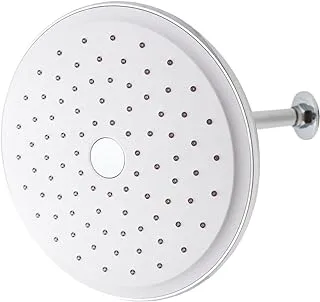 Chrome finish High Pressure Fixed Mounting Rain Shower Head, Abs Plated with Silicone Nozzle Without Arm