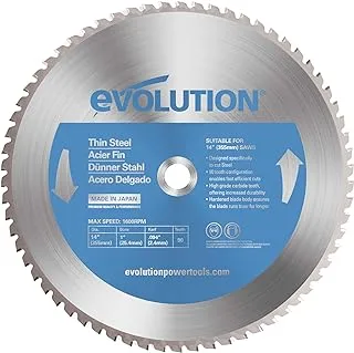 Evolution Power Tools 14BLADETS Tooth Thin Steel Cutting Blade, 14-Inch x 90-Inch, Blue