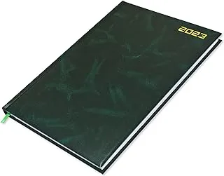 FIS A4 Diary 2023 English (Saturday & Sunday Combined) Green - FSDI48E23GR