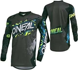 O'Neal 001E-912 Men's Element Villain Jersey Gray Small