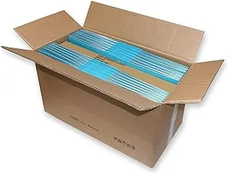 FIS Pack of 50 PP Lever Arch Box File Blue