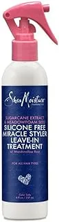 Shea Moisture Sugarcane Extract and Meadowfoam Seed Silicone Free Miracle Styler for Unisex - 8 oz