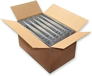 FIS Round Ring Binder File 48-Pack, A4 Size, Grey