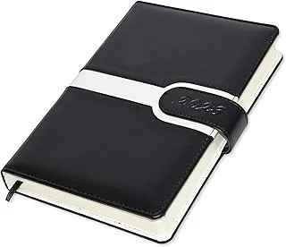 FIS 2023 Diary A5 Italian PU English with Magnetic Loop, Black - FSDI85E23BK