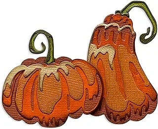 Sizzix Sizzx Thinlits Die Set 12PK Pumpkin Duo Colorize by Tim Holtz | 665999 | Chapter 3 2022, Multicolor